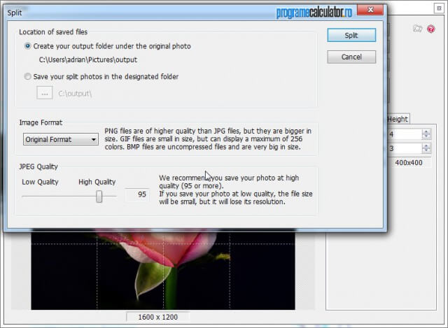 Photoscape » Splitter