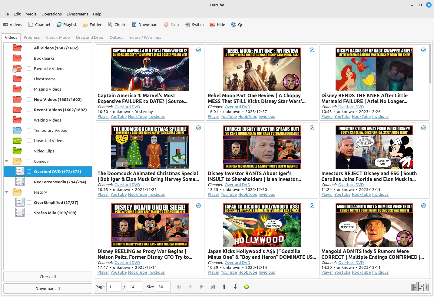 Tartube: program de descărcat muzică de pe YouTube