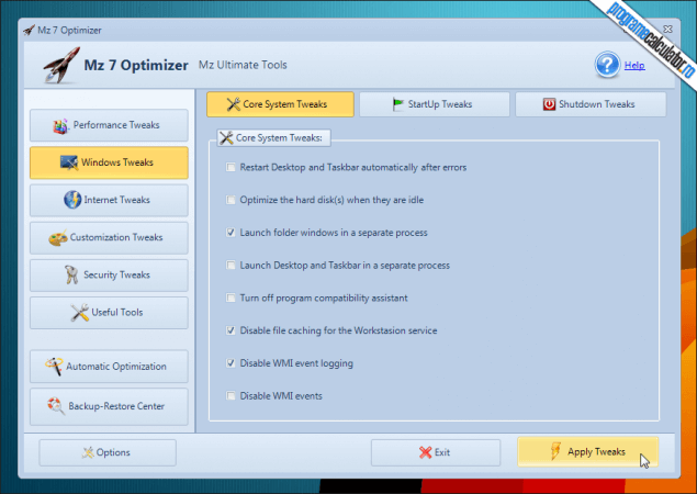 1-Optimizare Windows 7 - Mz 7 Optimizer