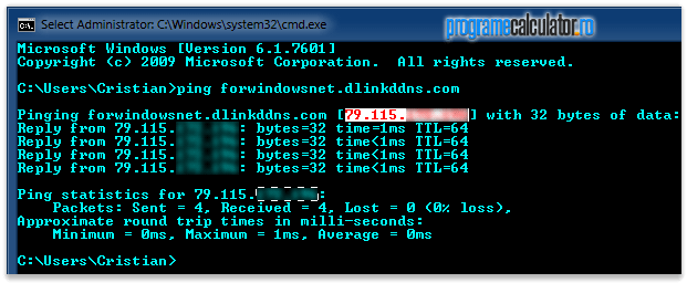 2-cum_poti_afla_adresa_ip_folosind_host_dlinkddns_dyndns