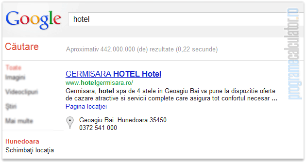locatia Google