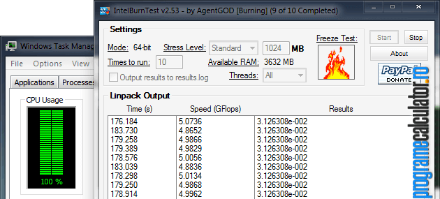 IntelBurnTest