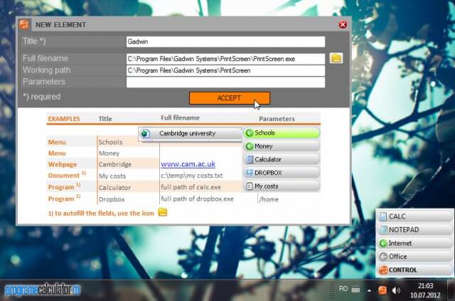 adaugarea unui element nou in lista