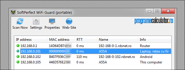 Program cu care poți afla dacă cineva s-a conectat la rețeaua WiFi - Wireless