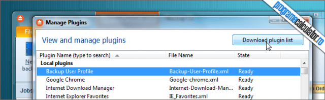 FBackup - plugin manager