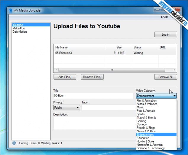 3-AV Media Player Morpher-upload-media