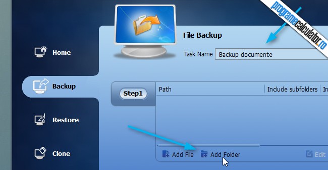 backup documente