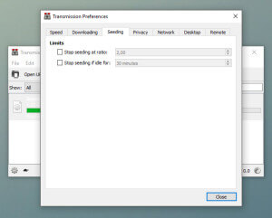 Transmission Preferences - Downloading