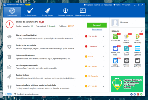 Windows Care Genius - rezolvarea problemelor identificate